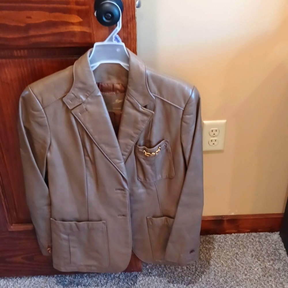 Leather Coat